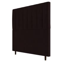 Cabeceira Cama Box Casal King Size Itália 193cm Corano Marrom - Desk Design