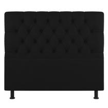 Cabeceira Cama Box Casal King Size Nice 195cm Linho Preto - Abmaza