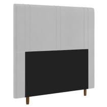 Cabeceira Cama Box Casal King Size Vittória 193cm Corano Branco - Desk Design