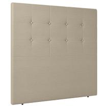 Cabeceira Cama Box Casal Luana 140cm Sintético Bege - Desk Design