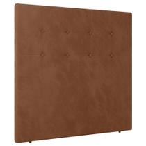 Cabeceira Cama Box Casal Luana 140cm Veludo Laranja - Desk Design Cabeceira Cama Box Casal Luana 140cm Veludo Laranja - Desk Design