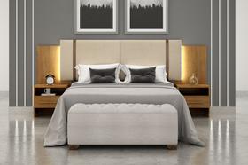 Cabeceira Cama Box Casal Monterrey Com 2 Mesa de Cabeceira Novo Horizonte Cabeceira Cama Box Casal Monterrey Com 2 Mesa de Cabeceira Novo Horizonte