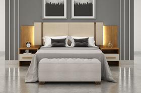 Cabeceira Cama Box Casal Monterrey Com 2 Mesa de Cabeceira Novo Horizonte Cabeceira Cama Box Casal Monterrey Com 2 Mesa de Cabeceira Novo Horizonte