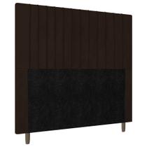 Cabeceira Cama Box Casal Nala 140cm Corano Marrom - Desk Design