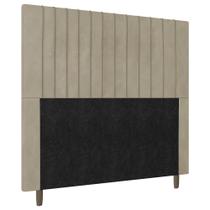 Cabeceira Cama Box Casal Nala 140cm Linho Bege - Desk Design