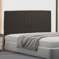 Cabeceira Cama Box Casal Namur 140 Cm Suede Marrom Cabeceira Cama Box Casal Namur 140 Cm Suede Marrom
