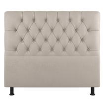 Cabeceira Cama Box Casal Nice 140cm Linho Bege - Abmaza