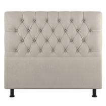 Cabeceira Cama Box Casal Nice 140cm Linho Bege - Abmaza
