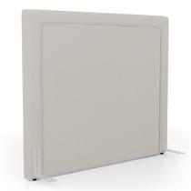 Cabeceira Cama Box Casal Padrão Alba 140cm com Frame Linho Bege - Abmaza Cabeceira Cama Box Casal Padrão Alba 140cm com Frame Linho Bege - Abmaza