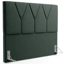 Cabeceira Cama Box Casal Queen 160cm Aurora W01 Verde Musgo