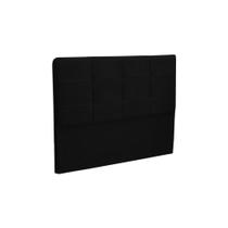 Cabeceira Cama Box Casal Queen 160cm London Veludo Preto - JS Móveis