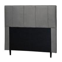 Cabeceira Cama Box Casal Queen Donna 160cm Suede Cinza - Desk Design