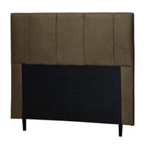 Cabeceira Cama Box Casal Queen Donna 160cm Suede Marrom - Desk Design