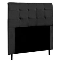 Cabeceira Cama Box Casal Queen Luna 160Cm Preto
