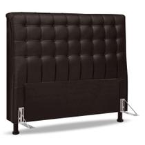 Cabeceira Cama Box Casal Queen Size Ciara 160cm Botonê Com Frame Suede Marrom - Abmaza Cabeceira Cama Box Casal Queen Size Ciara 160cm Botonê Com Frame Suede Marrom - Abmaza