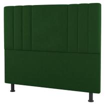 Cabeceira Cama Box Casal Queen Size Grace 160cm Suede Verde - Abmaza