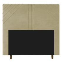 Cabeceira Cama Box Casal Queen Size Lisboa 160cm Corano Bege - Desk Design