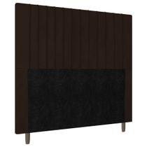 Cabeceira Cama Box Casal Queen Size Nala 160cm Corano Marrom - Abmaza