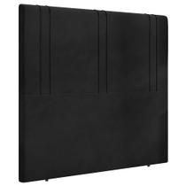 Cabeceira Cama Box Casal Queen Size Victtória 160cm Veludo Preto - Desk Design