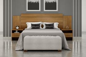 Cabeceira Cama Box Casal Royal Com 2 Mesa de Cabeceira Novo Horizonte Cabeceira Cama Box Casal Royal Com 2 Mesa de Cabeceira Novo Horizonte
