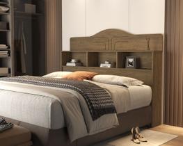 Cabeçeira Cama Box Casal Vivian 100% Mdf C/ Nicho P/ Colchão 138 Cm - Basoto