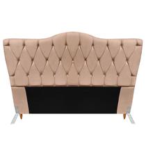 Cabeceira Cama Box de Casal Quarto Estofada Barcelona 140cm