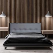 Cabeceira Cama Box Durasi 05 Cinza 195 X 60 Cabeceira Cama Box Durasi 05 Cinza 195 X 60