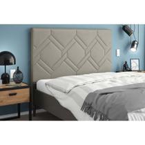 Cabeceira Cama Box Estofada Casal Casal Lima Plus Camurca - Simbal Cabeceira Cama Box Estofada Casal Casal Lima Plus Camurca - Simbal