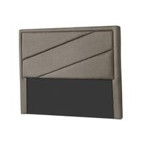 Cabeceira Cama Box Estofada Casal Oxford Suede Bege - Probel Cabeceira Cama Box Estofada Casal Oxford Suede Bege - Probel