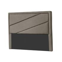 Cabeceira Cama Box Estofada Casal Oxford Suede Bege - Probel Cabeceira Cama Box Estofada Casal Oxford Suede Bege - Probel