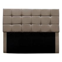 Cabeceira Cama Box Estofada King 195 Cm Bianca Suede Cor:bege Escuro Cabeceira Cama Box Estofada King 195 Cm Bianca Suede Cor:bege Escuro