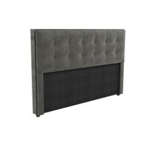 Cabeceira Cama Box Estofada King CAB010 Suede Cinza - Kappesberg