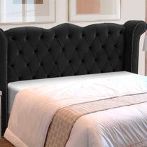 Cabeceira Cama Box Estofada Madeira Luxo Queen Size Lunna