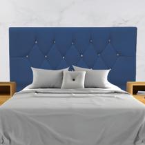 Cabeceira Cama Box Estofada Solteiro 90 cm Suede Melissa