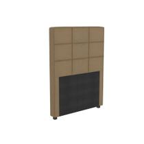 Cabeceira Cama Box Estofada Solteiro CAB009 - Boucle Bege - Kappesberg