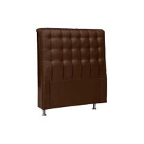 Cabeceira Cama Box Estofada Solteiro Solteiro Dama Plus Solteiro - Courano Cacau - Simbal