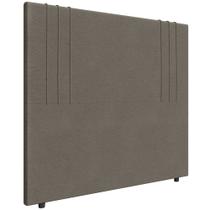 Cabeceira Cama Box King 193cm Estofada Rama Linho Mescla Z04 - Mpozenato