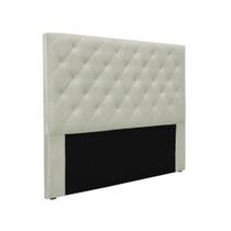 Cabeceira Cama Box King 195 Cm Tania Veludo Prata S04 - D'rossi
