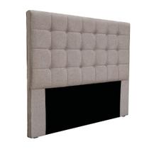 Cabeceira Cama Box King 195 cm Verona Linho Areia S04 - D'Rossi