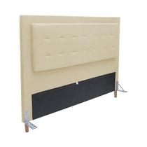 Cabeceira Cama Box King 195cm Paris Suede Bege - Sheep Estofados