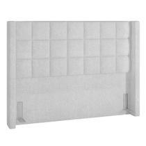 Cabeceira Cama Box King 195cm Pisa P02 Bouclé Branco - Mpozenato Cabeceira Cama Box King 195cm Pisa P02 Bouclé Branco - Mpozenato