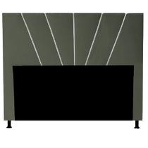 Cabeceira Cama Box King Dallas 195 Cm Suede Cinza Cabeceira Cama Box King Dallas 195 Cm Suede Cinza
