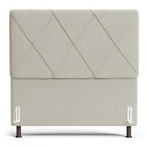 Cabeceira cama box king dubai 195 cm suede