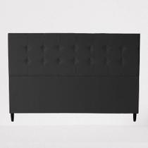 Cabeceira Cama Box King Itália Estofada 195 Cm Suede Preto - Divalê Shop Cabeceira Cama Box King Itália Estofada 195 Cm Suede Preto - Divalê Shop