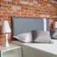 Cabeceira Cama Box King Ozel Cinza Com Branco 195 X 60 Cabeceira Cama Box King Ozel Cinza Com Branco 195 X 60