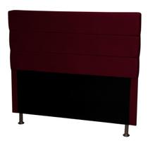 Cabeceira Cama Box King Size Italia 1,90 Suede Bordo