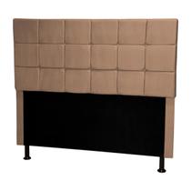 Cabeceira Cama Box King Size Londres 1,90 Suede Bege