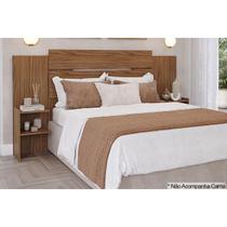 Cabeceira Cama Box Madeirado Avelã Solteiro/Casal/Queen Mila Extensível Avelã - Panan