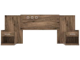 Cabeceira Cama Box Madeirado Casal/Queen Havana Plus c/ 2 Gavetas Atacama - Santos Andirá