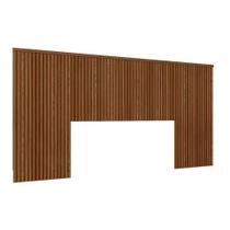 Cabeceira Cama Box Madeirado Laranjeiras 240cm Freijó - Linea Brasil